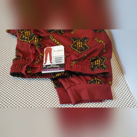 Harry Potter Men's Size 2XL (44-46) Sleep Pants Jogger Lounge Pants Hogwarts - Picture 4 of 4